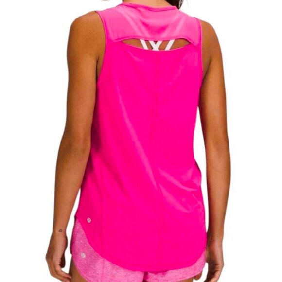 LULULEMON ATHLETICA Sculpt Tank II In Sonic Pink Size 6 - Picture 1 of 4